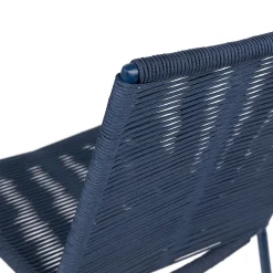 Zina Outdoor Stackable Dining Chair - Indigo Blue