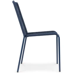 Zina Outdoor Stackable Dining Chair - Indigo Blue