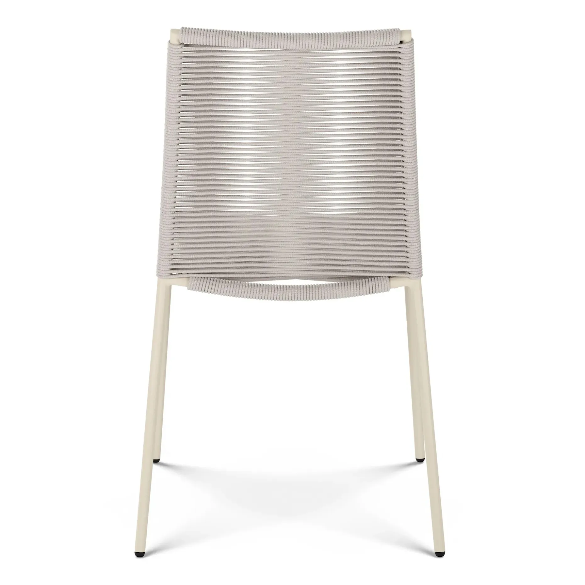Zina Outdoor Stackable Dining Chair - Taupe