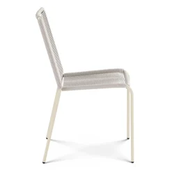 Zina Outdoor Stackable Dining Chair - Taupe
