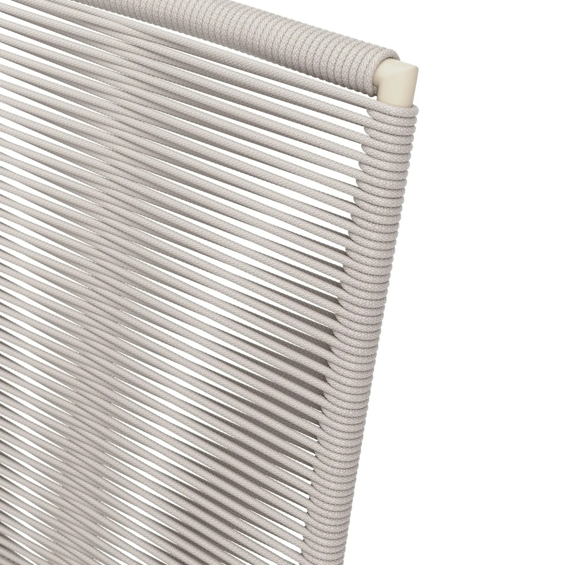 Zina Outdoor Stackable Dining Chair - Taupe