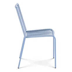 Zina Outdoor Stackable Dining Chair - Summer Blue