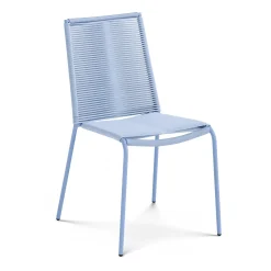 Zina Outdoor Stackable Dining Chair - Summer Blue