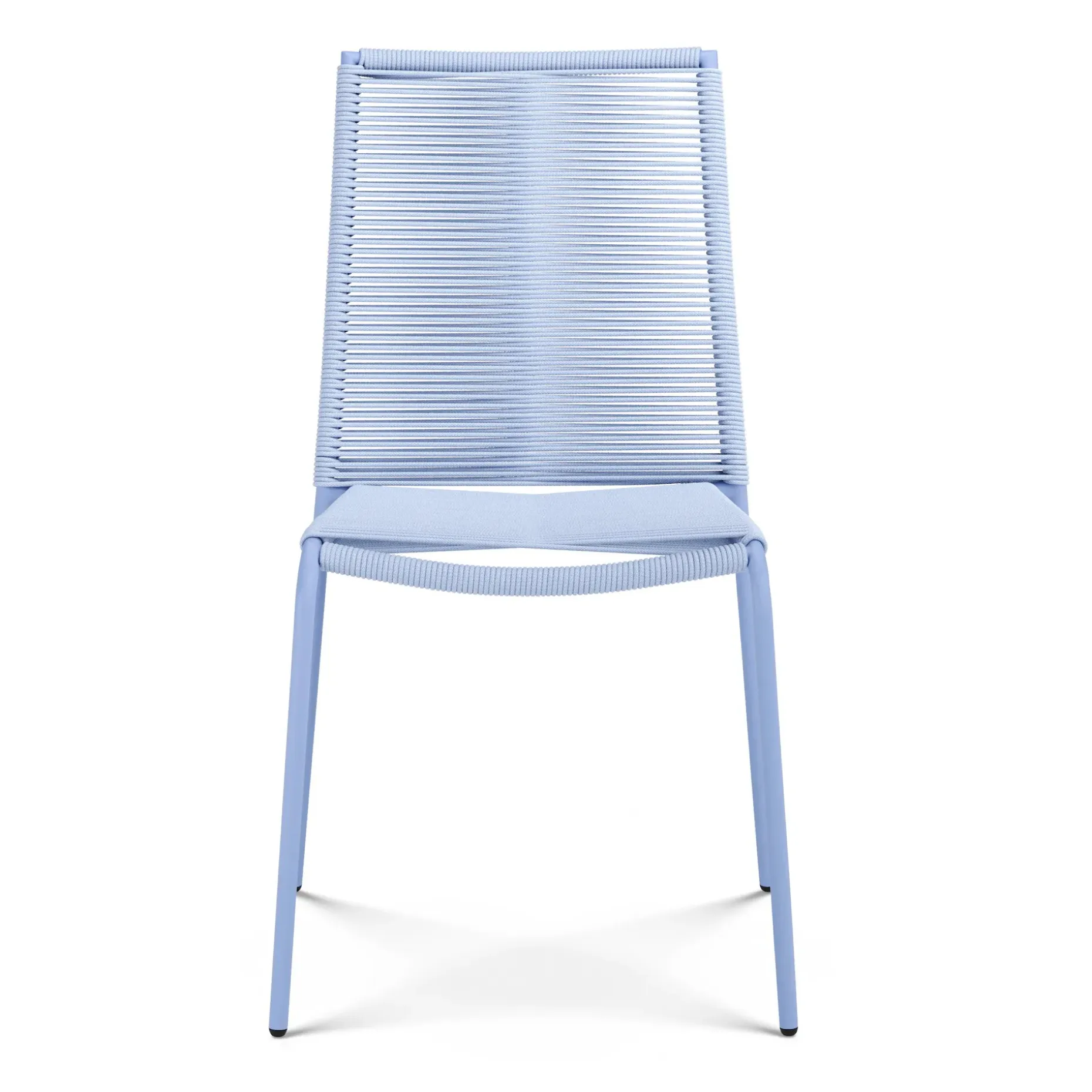 Zina Outdoor Stackable Dining Chair - Summer Blue