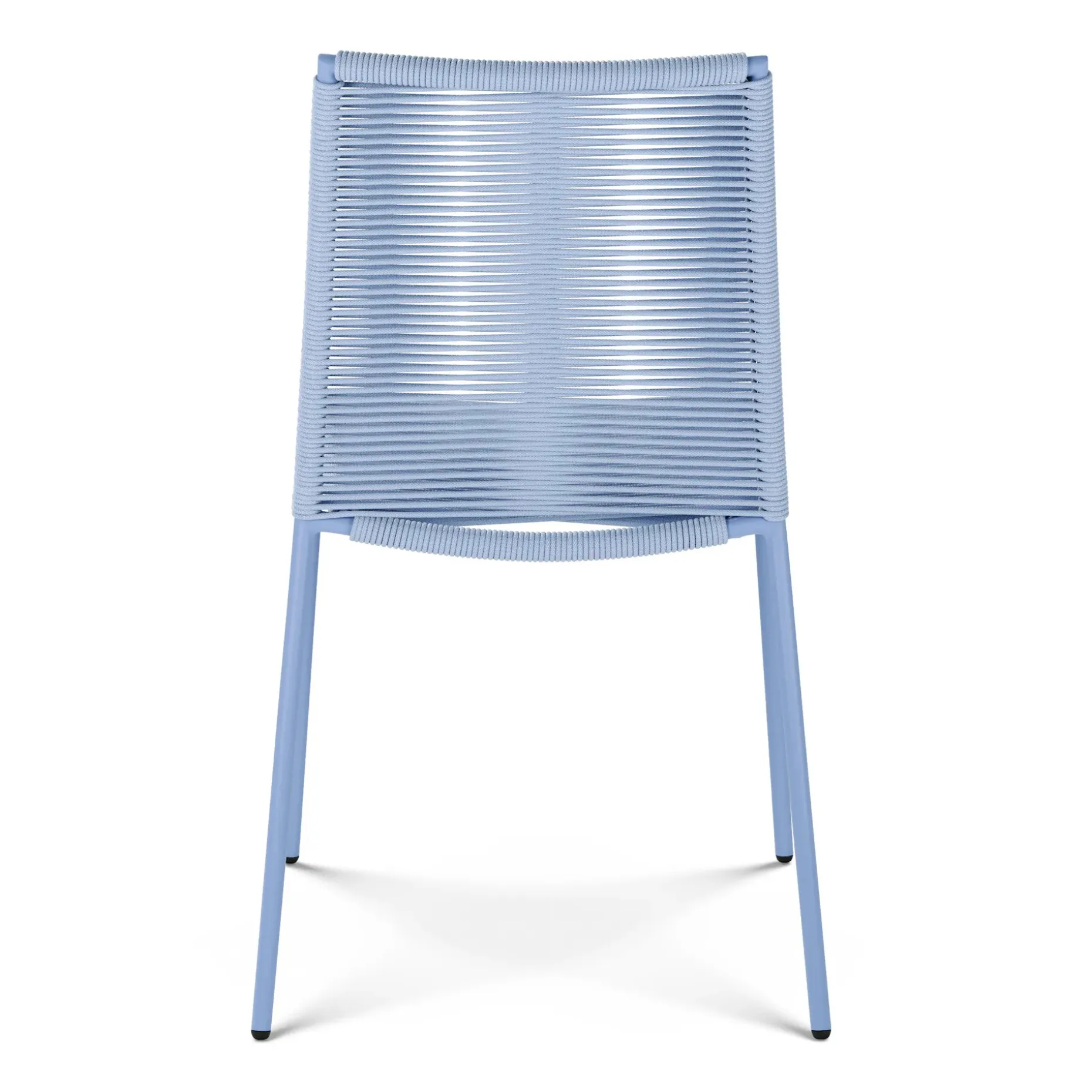 Zina Outdoor Stackable Dining Chair - Summer Blue