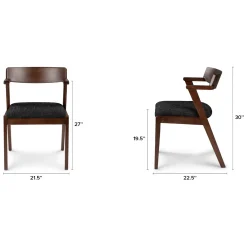Zola Dining Chair - Licorice