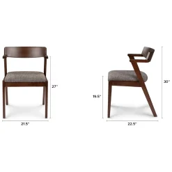 Zola Dining Chair - Volcanic Gray
