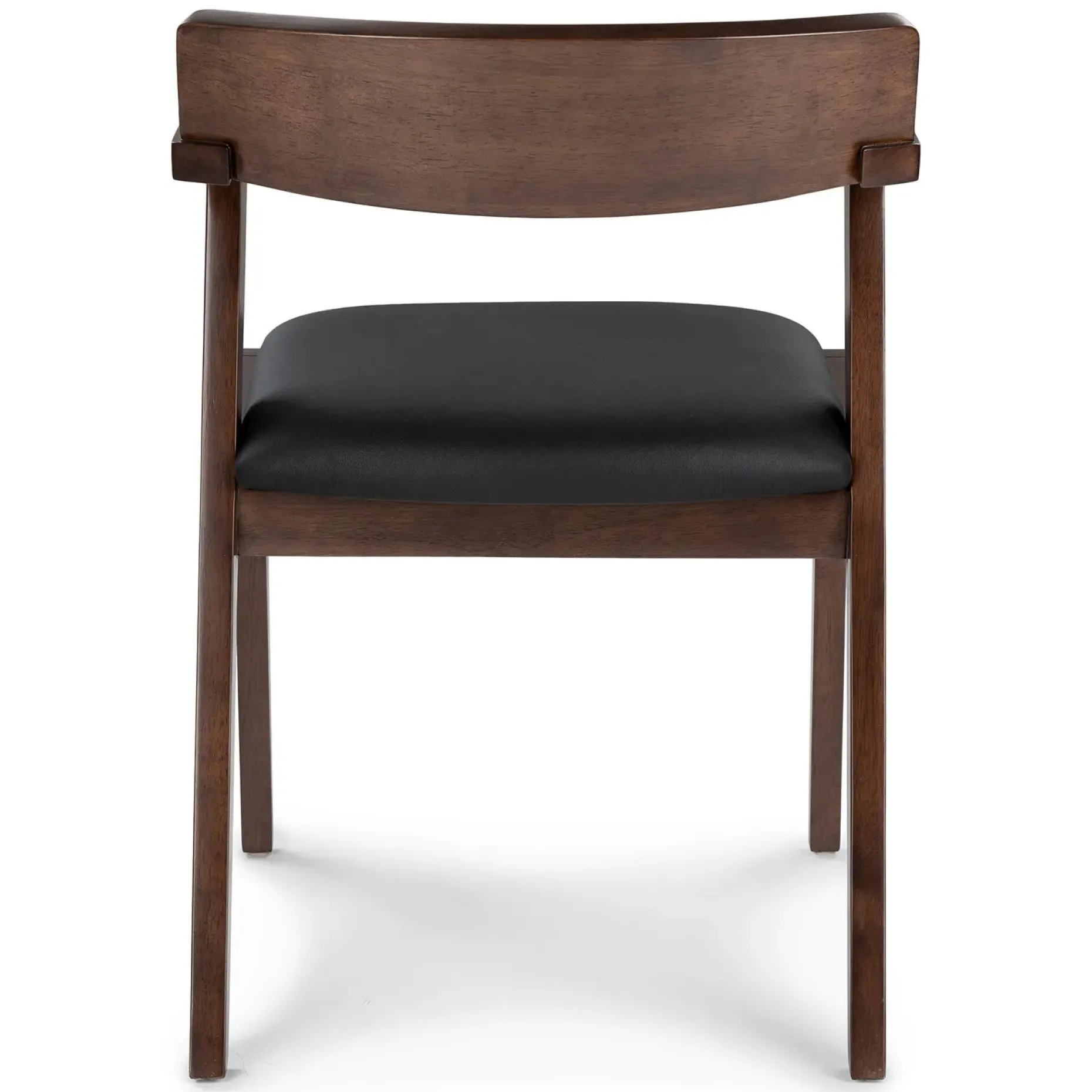 Zola Leather Dining Chair - Black