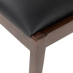 Zola Leather Dining Chair - Black