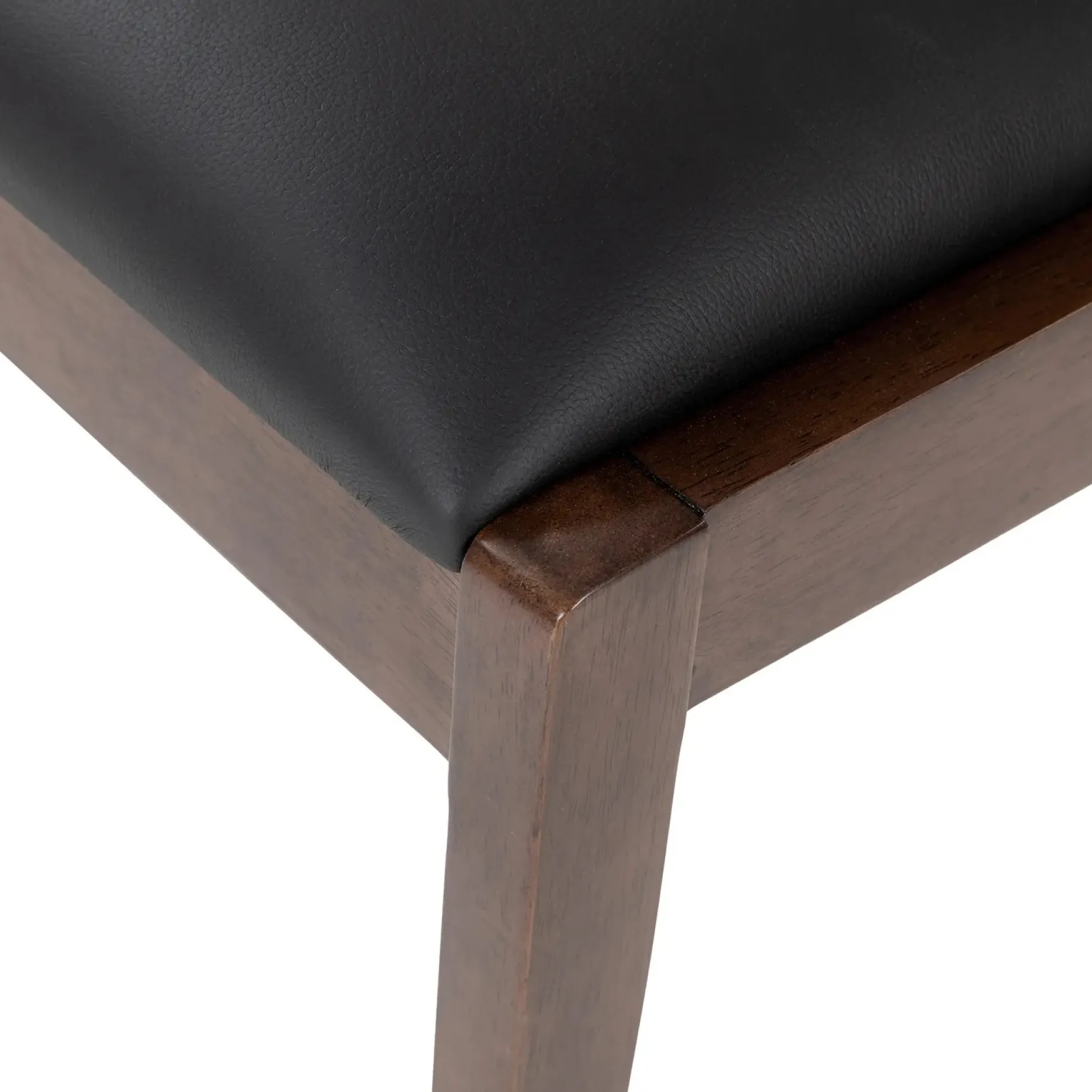 Zola Leather Dining Chair - Black